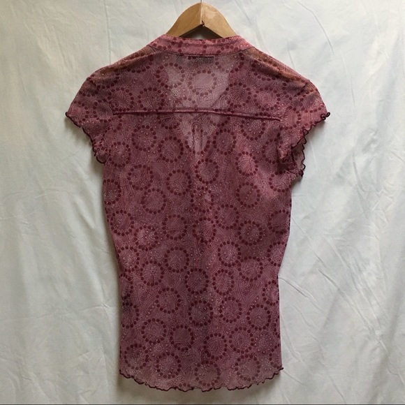 MEXX sheer capped sleeve top - Picture 2 of 9
